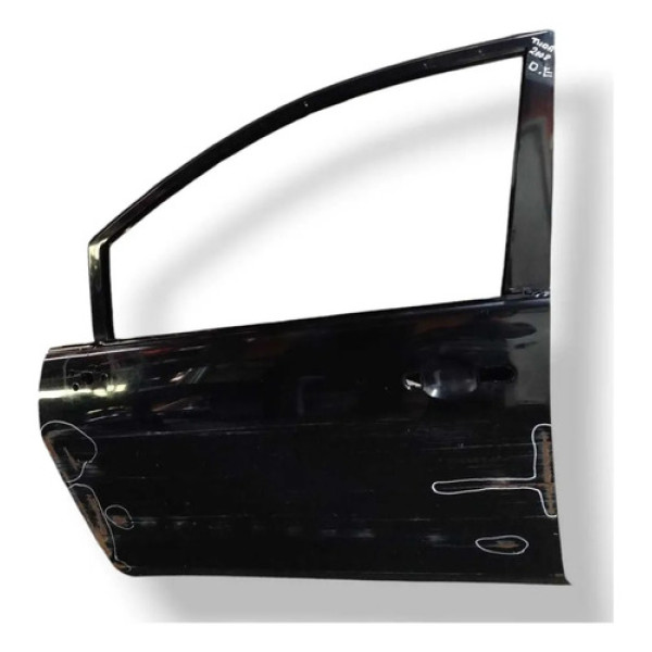 Porta Dianteira Esquerda Nissan Tiida 1.8s 2008/12 Detalhes Dianteira Esquerdo Preto