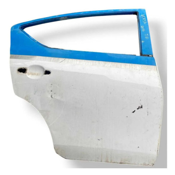 Porta Traseira Direita Nissan Versa Com Detalhe 2015 2016 Traseira Direito Branco