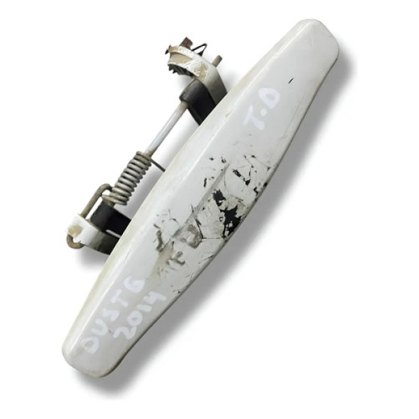  Maçaneta Externa Porta Traseira Direita Renault Duster 2014 Branco Traseira