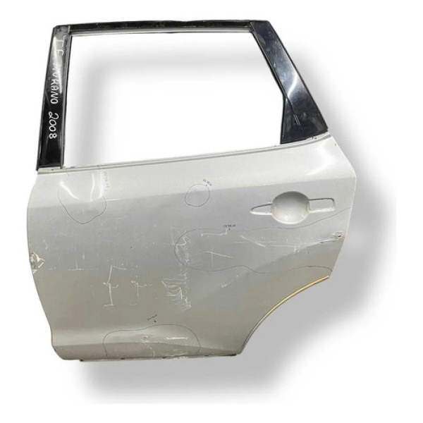 Porta Traseira Esquerda Nissan Murano 3.5 V6 2008 Detalhe Traseira Esquerdo Prateado