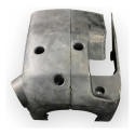 Moldura Inferior Coluna Painel Chevrolet S10 2014 - 52044492 Branco Listras