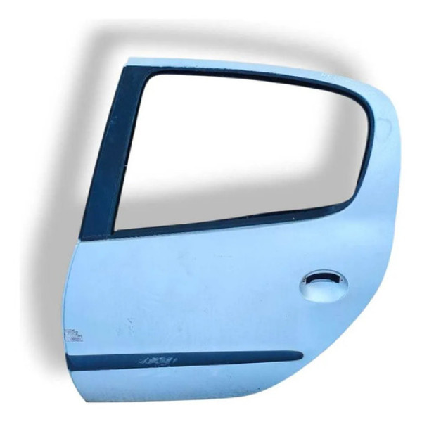Porta Traseira Esquerda Peugeot 206 2001 2002 2003 2004 2005 Traseira Esquerda Azul