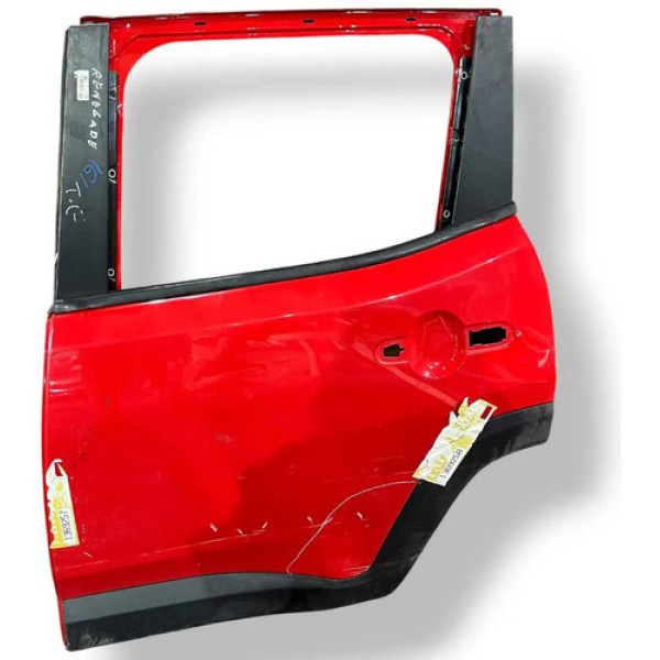 Porta Traseira Esquerda Jeep Renegade 2016 A 2024 Detalhe Traseira Esquerdo Vermelho