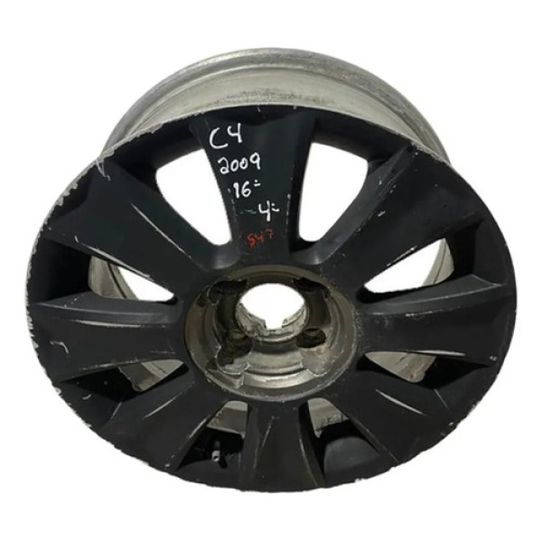 Roda Aro 16 Citroen C4 2008 2009 2010 2011 2012 - 9681043380 Preto