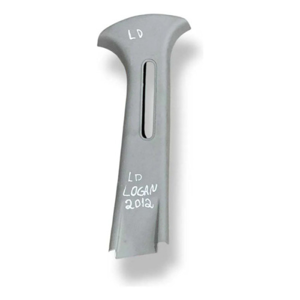 Moldura Coluna Lado Direito Renault Logan 2012 8200603783 Prateado