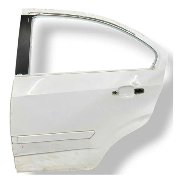 Porta Traseira Esquerda Chevrolet Sonic Sedán 2014 Detalhe Traseira Esquerdo Branco