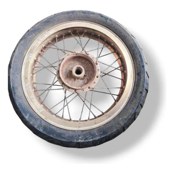 Roda Traseira Raio Yamaha Factor 125 2011 2012 2013 30/70-17 Prateado