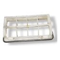 Difusor Ar Carroceria Traseira Chevrolet Astra Sedan 2005 Prateado Branco