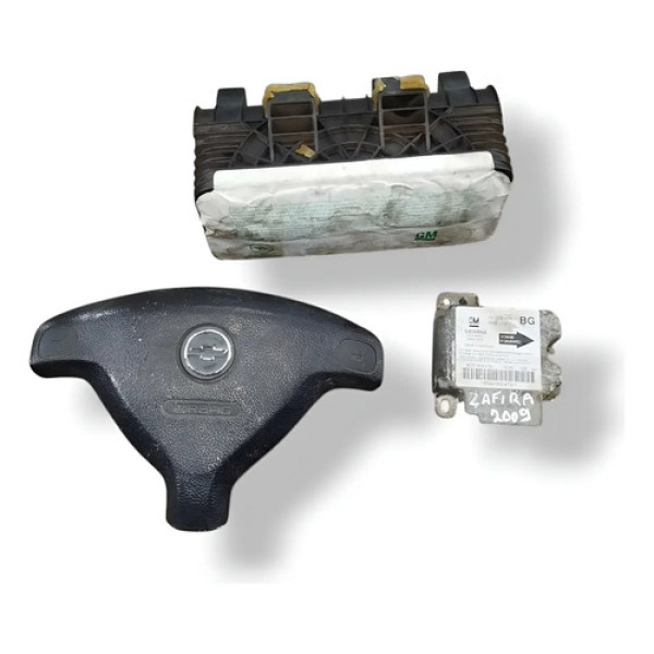 Kit Air Bag Chevr0let Zafira 2009 2010 2011 2012 2013 Cinza