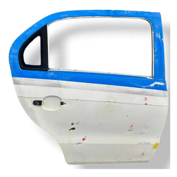 Porta Traseira Direita (detalhe) Volkswagen Voyage 2013 2014 Traseira Direita Branco