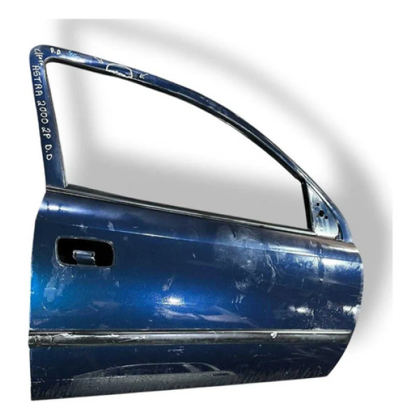 Porta Dianteira Direita Chevrolet Astra 2000 - Detalhe 2p Dianteira Direta Azul-escuro