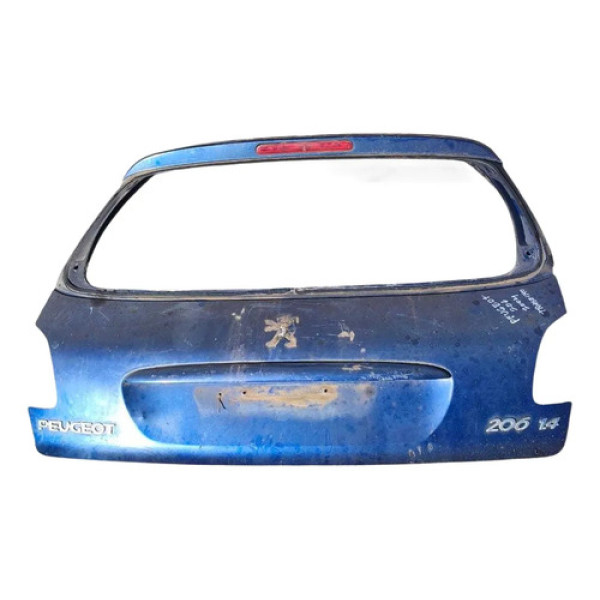 Tampa Traseira Porta Malas Peugeot 206 2000 2001 2002 2003 Azul