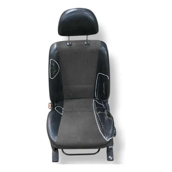 Banco Dianteiro Esquerdo Kia Sportage 2006 A 2009 Detalhes Cinza-escuro
