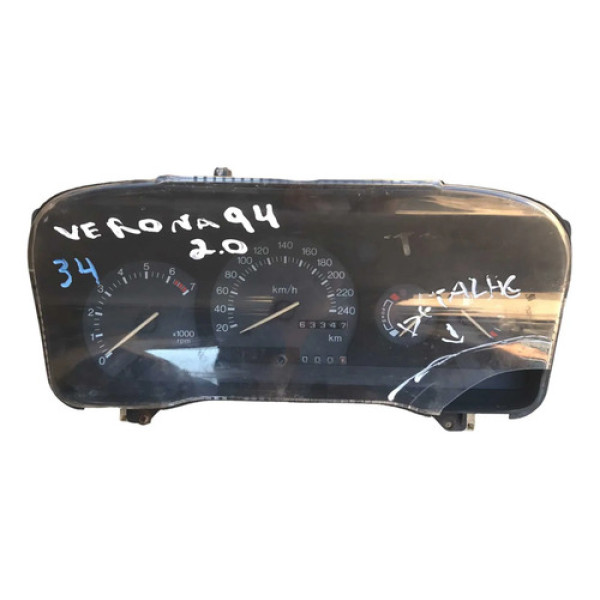Painel Instrumentos Ford Verona 2.0 1994 (detalhe)890505033 Água
