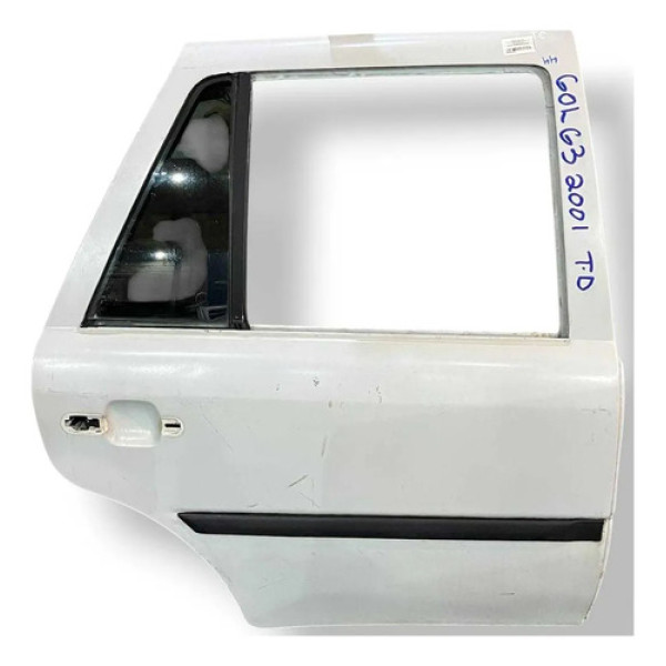 Porta Traseira Direita Volkswagen Gol G3 2001 2002 2003 2004 Traseira Direito Branco