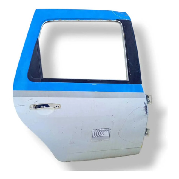 Porta Traseira Direita Renault Duster 2013 2014 2015 Detalhe Traseira Direita Branco