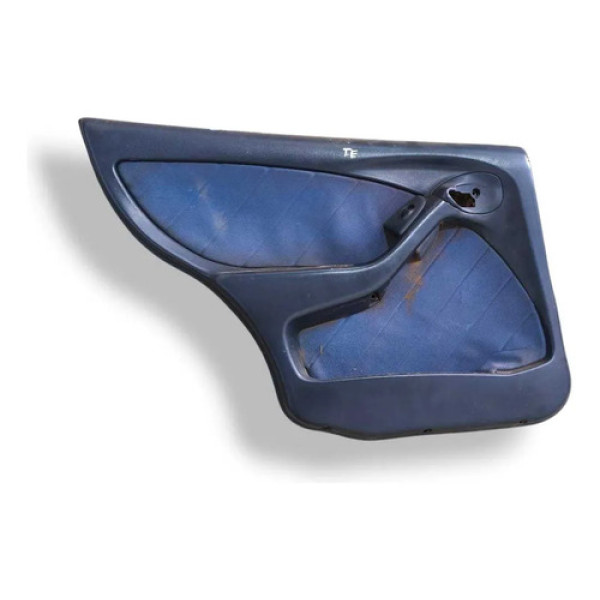Forro Porta Traseira Esquerda Fiat Brava 1999 A 2003 Detalhe Azul