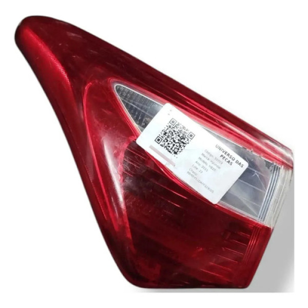 Lanterna Tampa Traseira Esquerda Hyundai Hb20 2015 2016 Esquerdo/motorista Vermelho