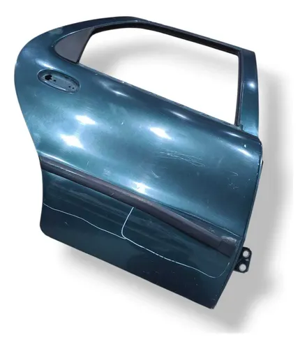 Porta Traseira Direita Fiat Palio 1998 1999 2000 Detalhe Traseira Direita Azul-aço