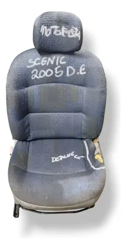 Banco Dianteiro Esquerdo Renault Scenic 2005 2006 Detalhe Cinza