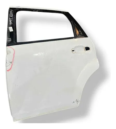 Porta Traseira Esquerda Ford Fiesta 2012 2013 2014 C/detalhe Traseira Esquerdo Branco