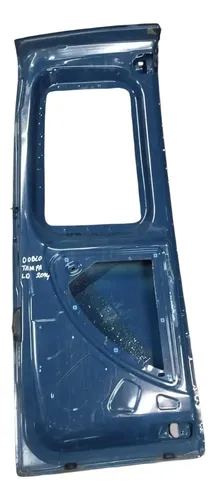Porta Tampa Traseira Direita Fiat Doblo 2014 2015 2016 Azul