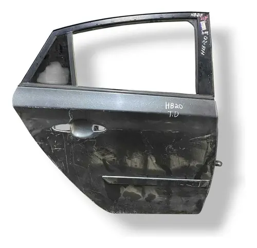 Porta Traseira Direita Hyundai Hb20 2014 2015 2016 2017 Traseira Direita Preto