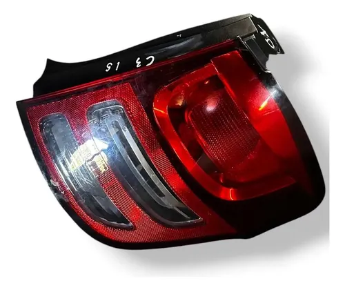 Lanterna Traseira Direita Citroën C3 2015 2016 2017 2017 Direito/passageiro Vermelho