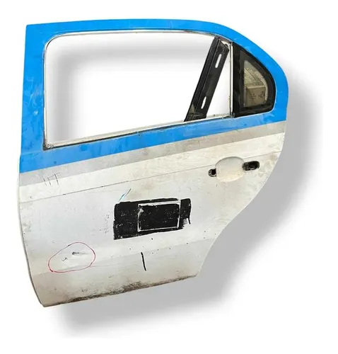 Porta Traseira Esquerda Voyage Gol G6 2014 A 2016 C/detalhe Traseira Esquerdo Branco