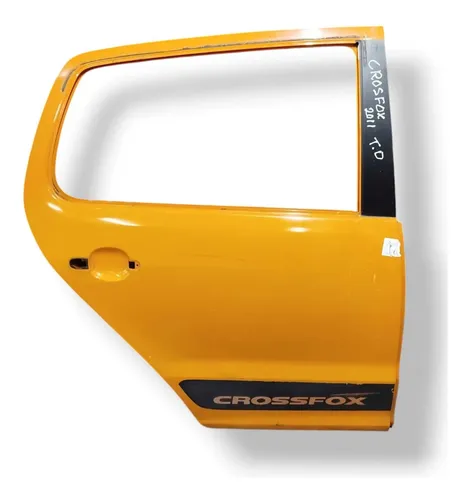 Porta Traseira Direita Volkswagen Crossfox 2011 2012 2013 Traseira Direita Laranja