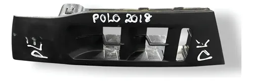 Moldura Botão Vidro Diant Esquerdo Vw Polo 2018 2g1867255b