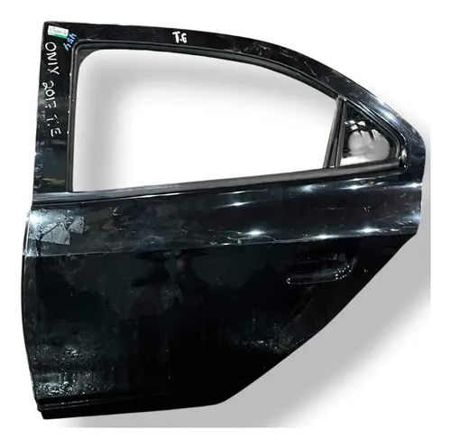 Porta Traseira Esquerda Chevrolet Onix 2013 2014 2015 A 2018 Traseira Esquerdo Preto