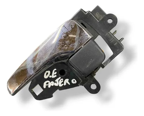 Maçaneta Interna Dianteira Esquerda Pajero 2010/11 Mn105359 Prateado Dianteira