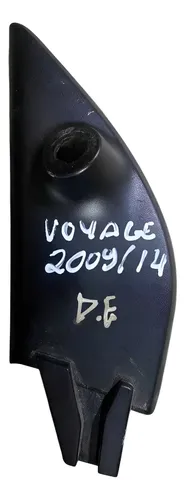 Moldura Retrovisor Esquerdo Volkswagen Voyage 1.6  2014 Preto