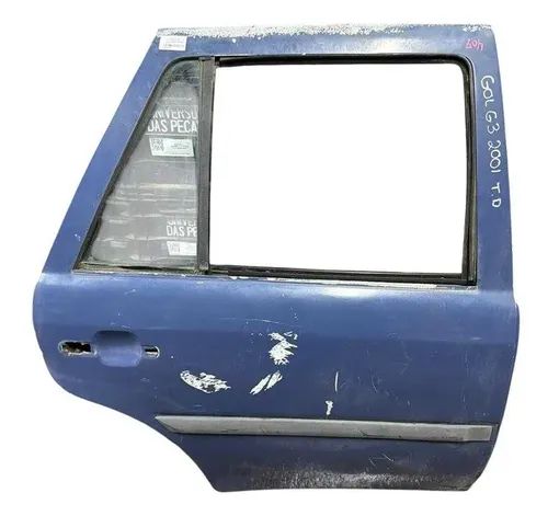 Porta Traseira Direita Volkswagen Gol G3 2000 2001 A 2005 Traseira Direita Azul