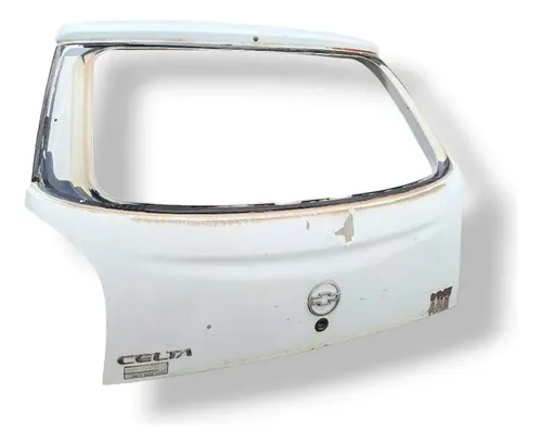 Tampa Traseira Porta Malas Chevrolet Celta 2001 2002 2003 Branco