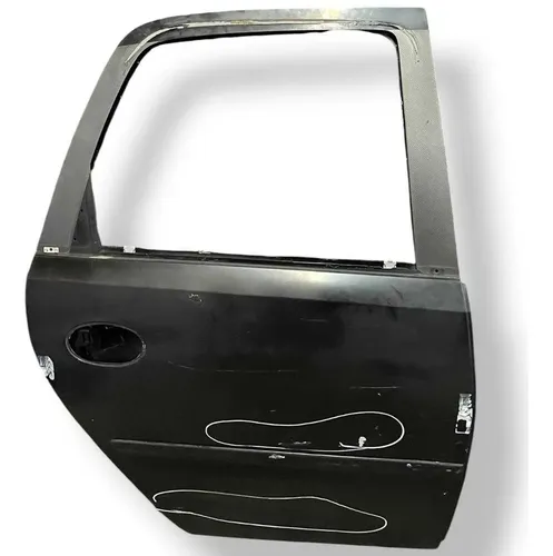 Porta Traseira Direita Chevrolet Meriva 2006 2007 Detalhe Traseira Direita Preto