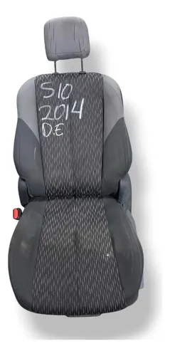 Banco Dianteiro Esquerdo (motorista) Chevrolet S10 2014 2015 Preto