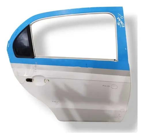 Porta Traseira Direita Volkswagen Voyage 2013 2014 Detalhes Traseira Direita Branco