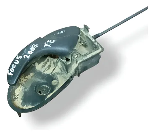 Maçaneta Interna Traseira Esquerda Ford Focus 03 Xs41a22601 Preto Traseira