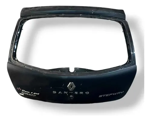 Tampa Traseira Malas Renault Sandero Stepway 2008 A 2013 Preto