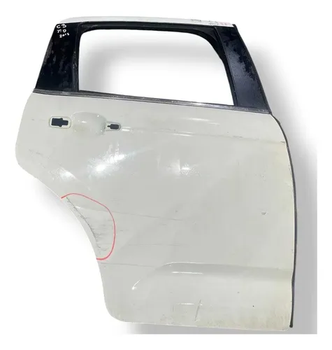 Porta Traseira Direita Citroen C3 2014 2015 2016 C/detalhe Traseira Direito Branco