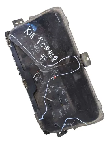 Painel Instrumentos Kia Towner 1993 A 1998 970724 Detalhe Preto