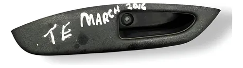Puxador Porta Traseira Esquerda Nissan March 2016 829519lh0a Preto Traseira