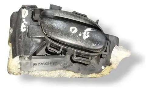 Maçaneta Dianteira Esquerda Peugeot 207 Passion 9623698477 Branco Dianteira