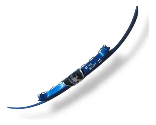 Moldura Grade Parachoque Peugeot 206 2000 2001 - 9628691277 Azul-escuro Brilhante