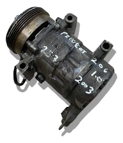 Compressor Ar Condicionado Peugeot 206 2006 1520008244 R134a