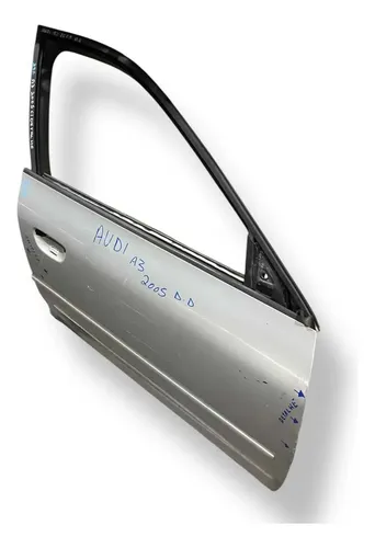 Porta Dianteira Direita Audi A3 2005 2006 A 2012 Com Detalhe Dianteira Direita Prateado