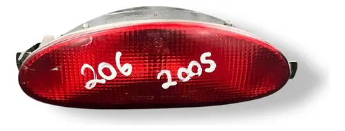 Luz Neblina Parachoque Tras Peugeot 206 2004 2005 E9004005 Vermelho