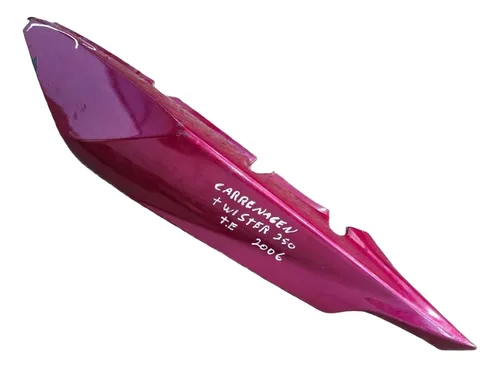 Carenagem Esquerda Rabeta Twister 250 2001 A 2006 Detalhe Vermelho